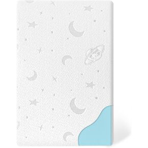 Pack and Play Mattress, 38" x 26" Memory Foam Thick Baby Mattress for Pack N Play, Portable Pack and Play Mattresses Pad with Breathable Jacquard Cover