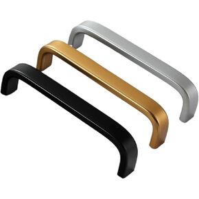 Aluminum Alloy Kitchen Cabinet Door Handles Silver Black Gold 96MM 320MM Door Straight Handles Pulls Knobs Furniture Hardware 2Pcs(275-224mm)