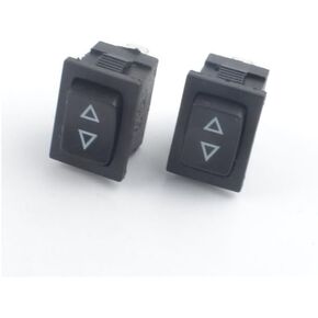 1pc momentary Rocker Switch 3 Flat pins,Both Sides Spring to Middle After Released