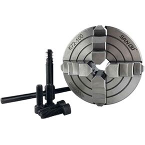 4 Jaw Lathe Chuck Independent K72-100 manual lathe chuck 4'' machine tool accessory