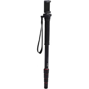 monopod الكاميرا ، سبيكة الألومنيوم خفيفة الوزن monopod ، 5 الأقسام 48-163 سم ، تحميل 5 كجم ، لكاميرات كاميرا الفيديو DSLR الفيديو