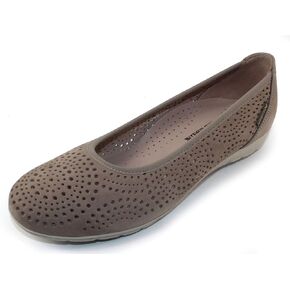Mephisto Elsie Perf Light Taupe Bucksoft EU 38.5 (US Women's 8.5) B (M)