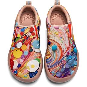 Women's Painted Travel Shoes Slip Ons Comfortable Lightweight Walking Loafers