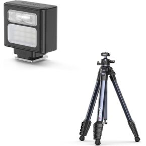 ULANZI SL02 Mini Flash and ULANZI Camera Tripod 61.5 Inch