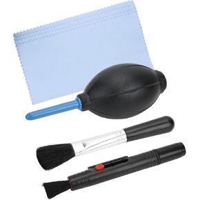 5 in 1 Camera Cleaning Suit Dust Cleaner Brush Air Blower Wipes Clean Cloth Lens Tissue Kit