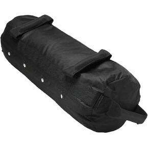 Milisten 1 PC Adjustable Heavy Duty Workout Sandbags Durable Oxford Fitness Weighted Bags for Home Gym Cross Training No Leakage Easy to Clean with Inner Filler Bags Black