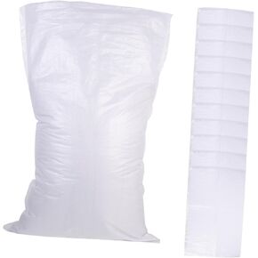 16Pcs Flood Protection Sandbags Woven Bags for Hurricane Flooding Durable Stackable Design for Flood Control Coated
