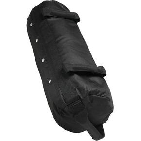 VICASKY 1 PC Adjustable Heavy Duty Workout Sandbags Oxford Fitness Training Bags with Inner Sandbags Machine Washable No Leakage Multi Handle Design for Home Gym Cross Training Black