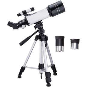 Monoculars Telescope High Power 400/70mm Astronomical Telescope Refractor Telescope with Adjustable Tripod & Smartphone Adapter, Telescope for Kids Adults Beginners Binoculars