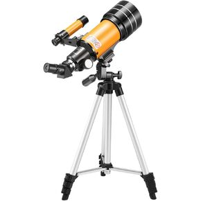 Monoculars Telescope High Power telescopes 70mm Aperture Professional Telescope for Kids Beginners Astronomical Refracting Telescope with Tripod 3 Magnification Eyepieces for Kids Adults Binoculars
