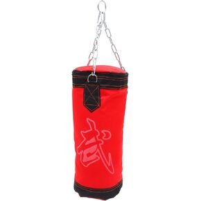 Thickened Canvas Boxing Sandbag Hanging Fitness Bag for Full Workouts Easy to Fill with Sawdust Cloth Design for Enhanced Exercise Experience