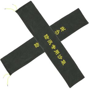POPETPOP 2pcs Reusable Sandbags for Flood Prevention Durable Water Stopper Flood Barriers for Home Garage Construction Projects Heavy Duty