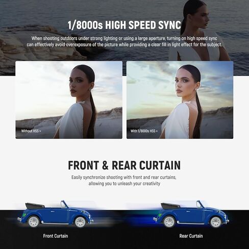 Neewer Z880-C 76WS 2.4G TTL Flash Speedlite متوافق مع Canon ، Diffuser والمحول ، واجهة المستخدم المطورة ، مصباح النمذجة ، TTL/M مفتاح سريع ، GN60 1/8000S HSS in Saudi Arabia