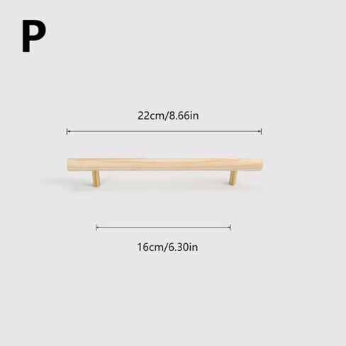 Cupboard Handles,Aluminum Alloy Kitchen Cabinet Door Handle,Wood Furniture Handle Kitchen Cabinet Door Handles Drawer Pulls Cupboard Wooden Long Handles Furniture Hardware,(K) in Saudi Arabia