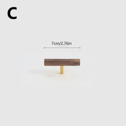 Cupboard Handles,Aluminum Alloy Kitchen Cabinet Door Handle,Wood Furniture Handle Kitchen Cabinet Door Handles Drawer Pulls Cupboard Wooden Long Handles Furniture Hardware,(K) in Saudi Arabia