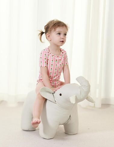bodysuit حديثي الولادة للجنسين بُسى الأطفال الرضيع بويت بنت قصيرة الأكمام بيجاماس 2-pack sleepwear pj bamboo viscose in Saudi Arabia