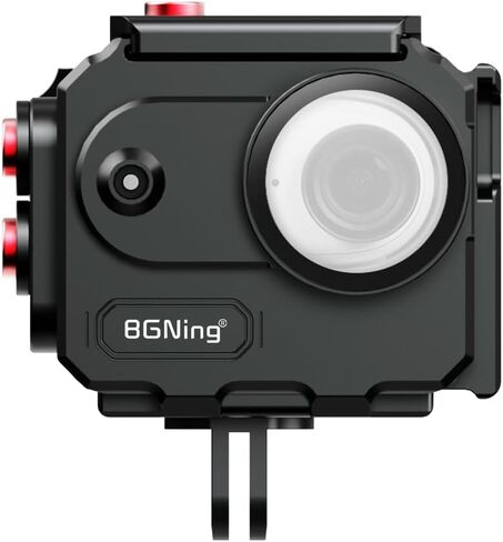 BGNing 80M Aluminum Alloy Waterproof Case Compatible with go3/go3s, Quick Release Magnetic Mounting Base (Type 2) in Saudi Arabia
