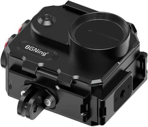 BGNing 80M Aluminum Alloy Waterproof Case Compatible with go3/go3s, Quick Release Magnetic Mounting Base (Type 2) in Saudi Arabia