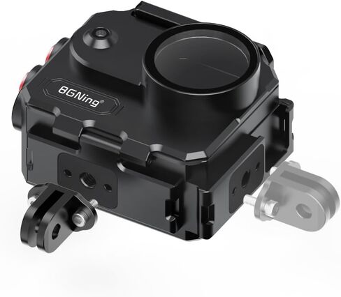 BGNing 80M Aluminum Alloy Waterproof Case Compatible with go3/go3s, Quick Release Magnetic Mounting Base (Type 2) in Saudi Arabia