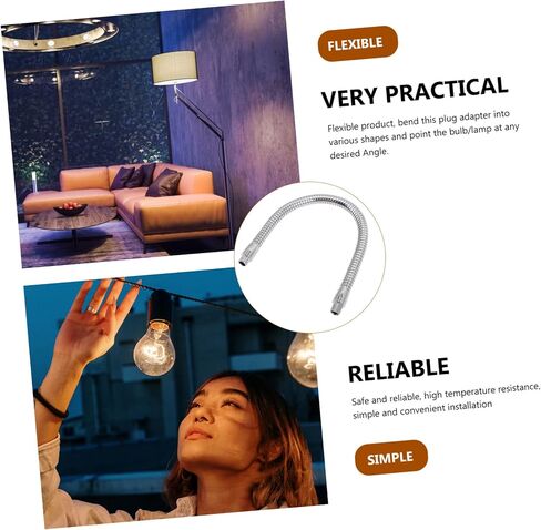 Homoyoyo 2pcs Flexible Gooseneck Light Stand Replacement Tube for Spotlight and Sturdy Design Compact and in Saudi Arabia