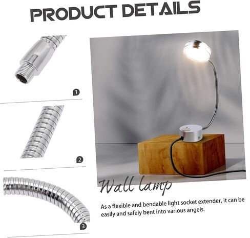 Homoyoyo 2pcs Flexible Gooseneck Light Stand Replacement Tube for Spotlight and Sturdy Design Compact and in Saudi Arabia