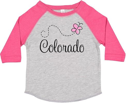 inktastic Butterfly Colorado Toddler T-Shirt in Saudi Arabia