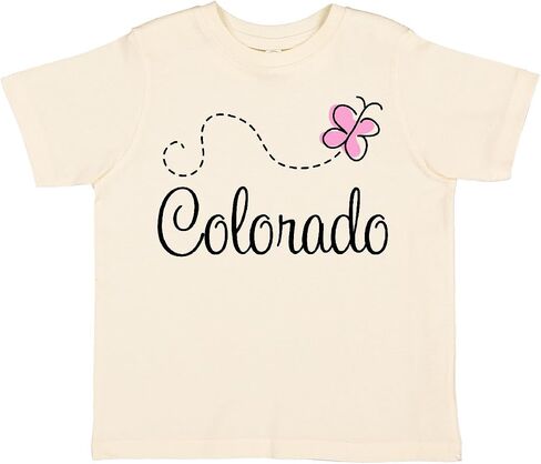 inktastic Butterfly Colorado Toddler T-Shirt in Saudi Arabia
