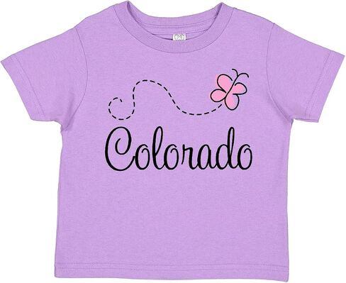 inktastic Butterfly Colorado Toddler T-Shirt in Saudi Arabia
