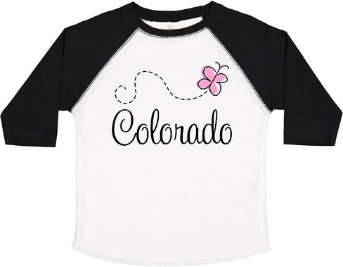 inktastic Butterfly Colorado Toddler T-Shirt in Saudi Arabia