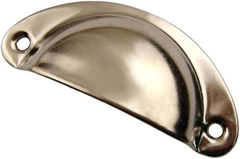 Cupboard Handles,Aluminum Alloy Kitchen Cabinet Door Handle,20PCS Metal Kitchen Drawer Cabinet Door Handle and Furniture Knobs Handware Cupboard Brass Shell Pull Handles,(Silver) in Kuwait
