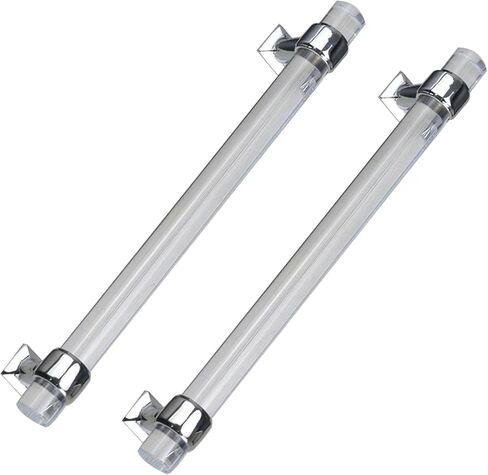 Cupboard Handles,Aluminum Alloy Kitchen Cabinet Door Handle,2 Packs Cabinet Pulls Transparent Acrylic Zinc Alloy Cupboard Handles Crystal Drawer Knobs,Door Levers for Closet,Wardrobe,Dresser,Shoe Cabi in Kuwait