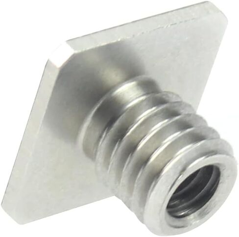 FEICHAO 3/8" to 1/4" Thread Adapter Single-Layer Cold Shoe Holder for SLR Cage Sports Camera Accessory (2 pcs Screw) in Saudi Arabia