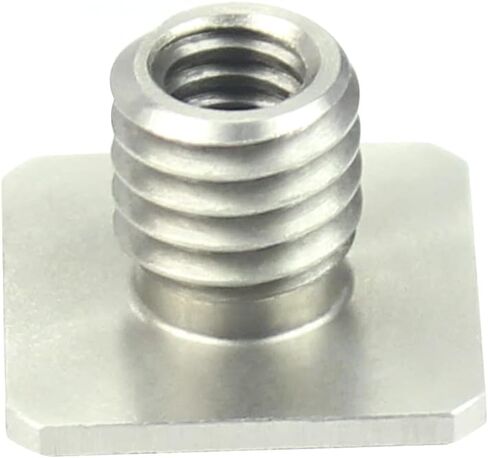 FEICHAO 3/8" to 1/4" Thread Adapter Single-Layer Cold Shoe Holder for SLR Cage Sports Camera Accessory (2 pcs Screw) in Saudi Arabia