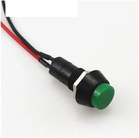Push Button Switch car Circuit Wire Speaker Electrical Boat Shape Round line(Red-01) in Saudi Arabia