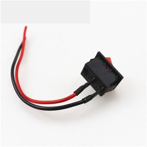 Push Button Switch car Circuit Wire Speaker Electrical Boat Shape Round line(Red-01) in Saudi Arabia