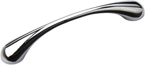 Cupboard Handles,Aluminum Alloy Kitchen Cabinet Door Handle,Cabinet Drawer Handles Chrome Kitchen Cabinet Storage Handle Closet Dressers Wardrobe Pulls Cabinet Small Knobs Hardware,(96mm Nickel) in Kuwait