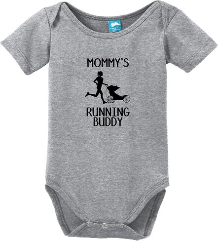 Sod Uniforms Mommy's Running Buddy Printed Baby Romper in Saudi Arabia
