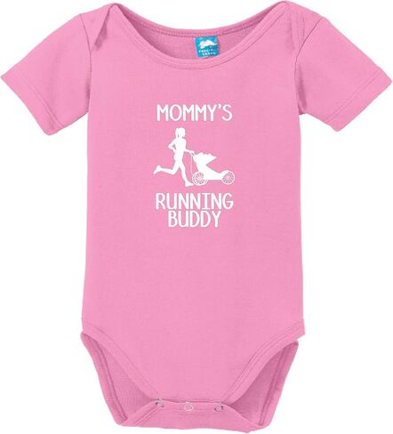 Sod Uniforms Mommy's Running Buddy Printed Baby Romper in Saudi Arabia