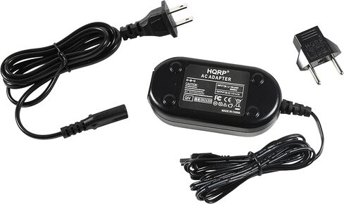 HQRP Replacement AC Adapter/Charger Compatible with JVC GR-D270U / GRD270U Camcorder with USA Cord & Euro Plug Adapter in Saudi Arabia