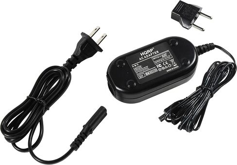 HQRP Replacement AC Adapter/Charger Compatible with JVC GR-D270U / GRD270U Camcorder with USA Cord & Euro Plug Adapter in Saudi Arabia