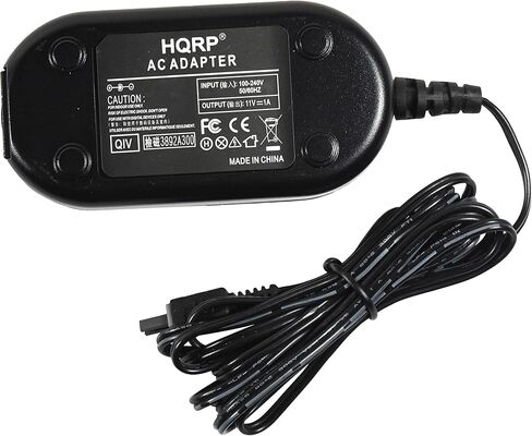 HQRP Replacement AC Adapter/Charger Compatible with JVC GR-D270U / GRD270U Camcorder with USA Cord & Euro Plug Adapter in Saudi Arabia