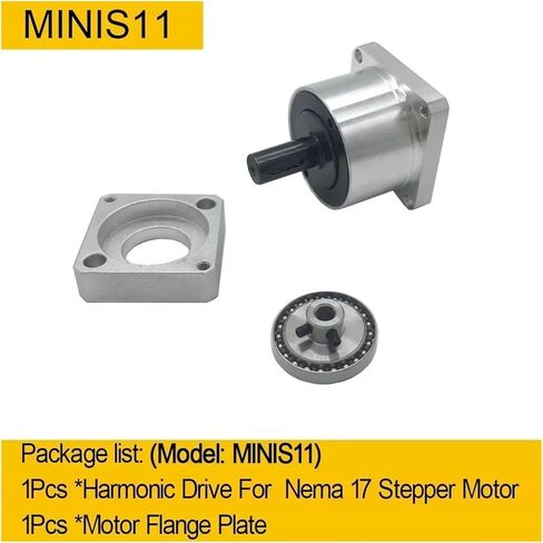 Mini Harmonic Drive Stepper Motor Kit Joint,Rotating Platform,Cam Divider,4 axis,Motor(MINIS8 Harmonic,50 to 1) in Kuwait