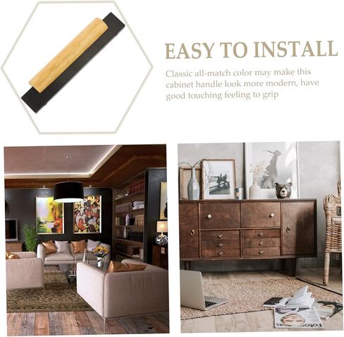 خزانة خشبية مقابض الأبواب القوية لأثاث المطبخ التصميم الحد الأدنى درج الدرج الحديث لخزانة خزانة خزانة -Impact in Kuwait