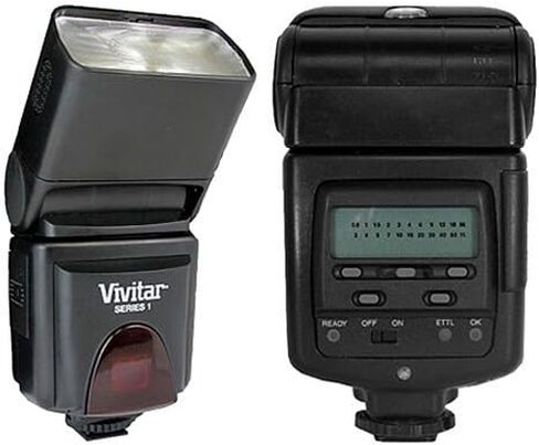 Vivitar VIV-DF-293-PEN Bounce Zoom Swivel with LCD DSLR Flash in Kuwait