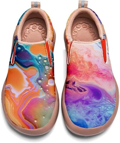 Women's Painted Travel Shoes Slip Ons Comfortable Lightweight Walking Loafers in Saudi Arabia