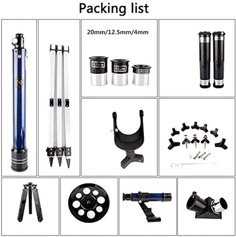 700mm/60mm 525x HD Telescopes Telescopes أحادي العين مع ترايبود 3 العدسات لحدق نجمة السماء ، تلسكوب الفلك الفلكي in Saudi Arabia