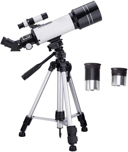 Monoculars Telescope High Power 400/70mm Astronomical Telescope Refractor Telescope with Adjustable Tripod & Smartphone Adapter, Telescope for Kids Adults Beginners Binoculars in Saudi Arabia