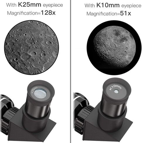 Monoculars Telescope High Power 400/70mm Astronomical Telescope Refractor Telescope with Adjustable Tripod & Smartphone Adapter, Telescope for Kids Adults Beginners Binoculars in Kuwait