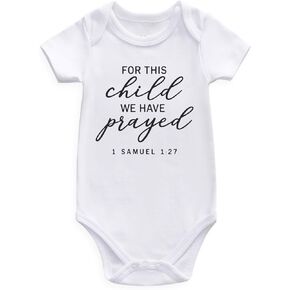 for this child we have prayed Baby Bodysuit