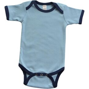 Monag Short Sleeve Ringer Bodysuit